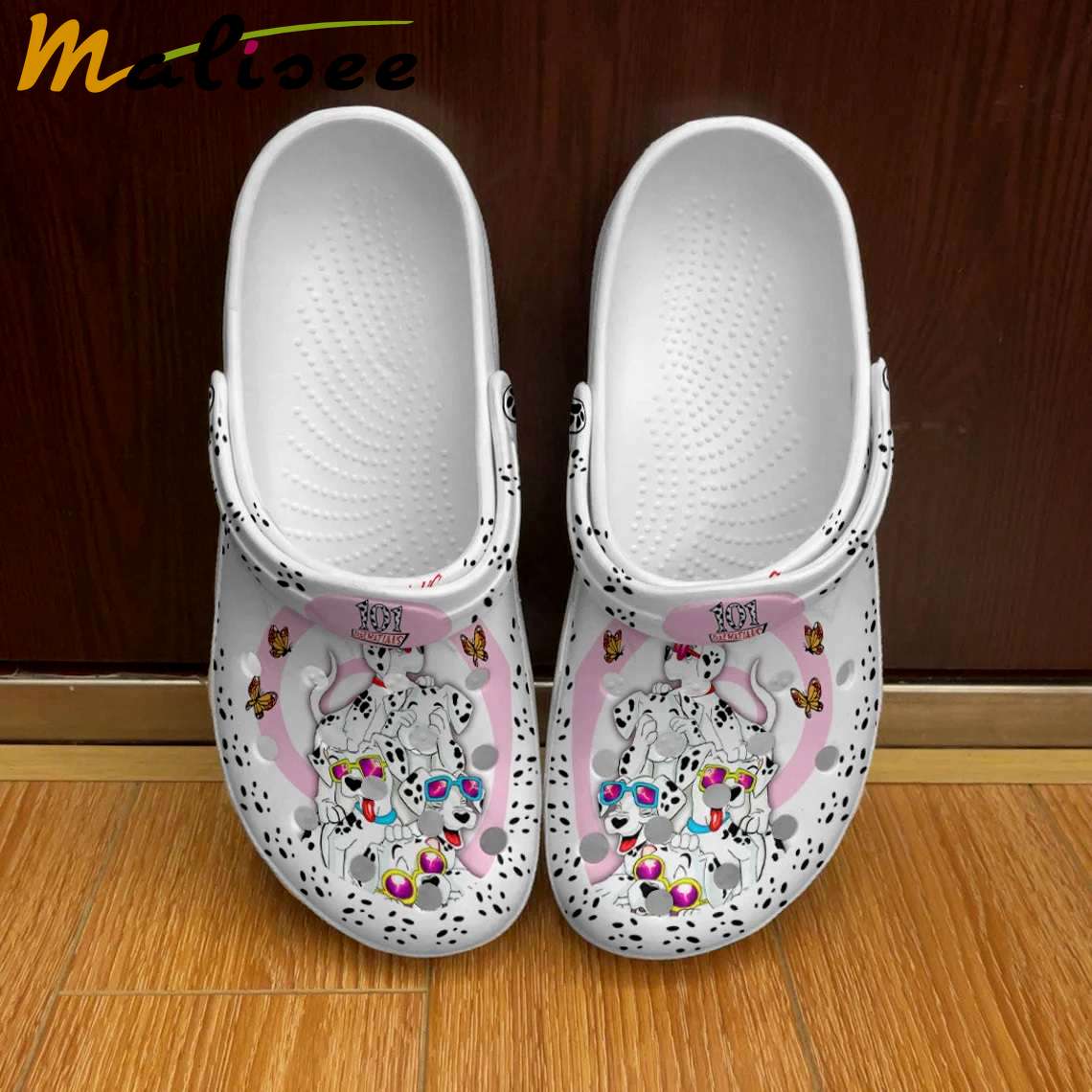 Crocs outfit - 101 dalmatians black white paws patterns disney graphic cartoon unisex crocs clogs crocband shoes - 1 Crocs Outfit