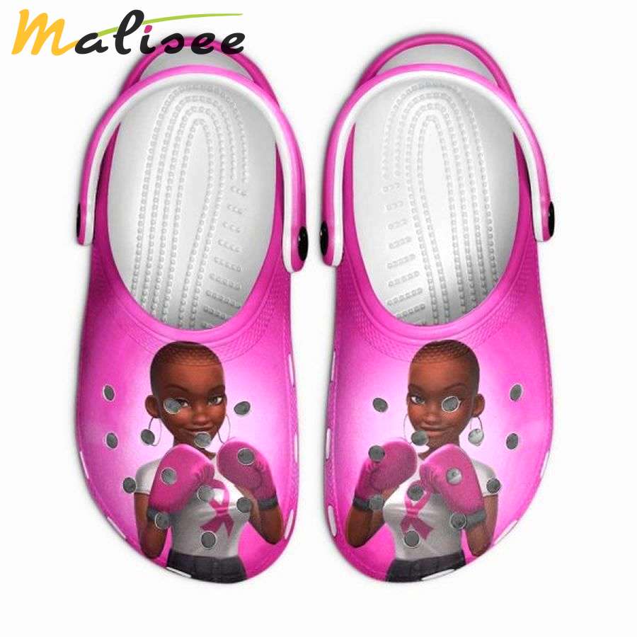 Crocs outfit - african american afro black woman breast cancer awareness crocs clogs crocband shoes - 9 Crocs Outfit