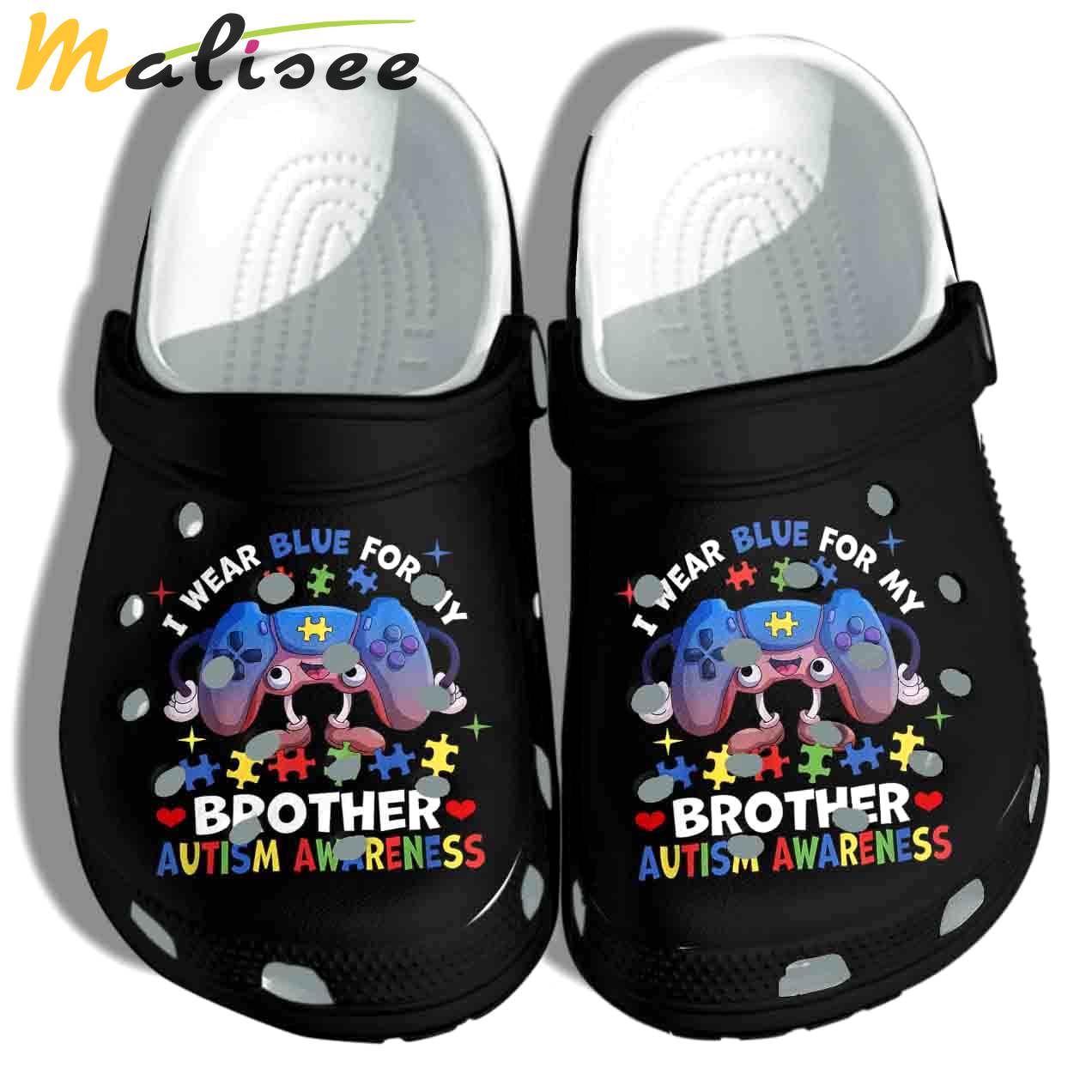Crocs outfit - autism awareness crocs video game lover wear blue for my brother crocband clog shoes for men women - 89 Crocs Outfit