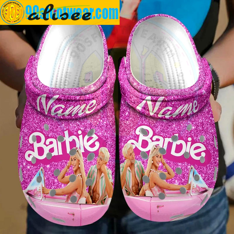 Crocs outfit - barbie personalized crocs barbie movie glitter classic clogs - 190 Crocs Outfit