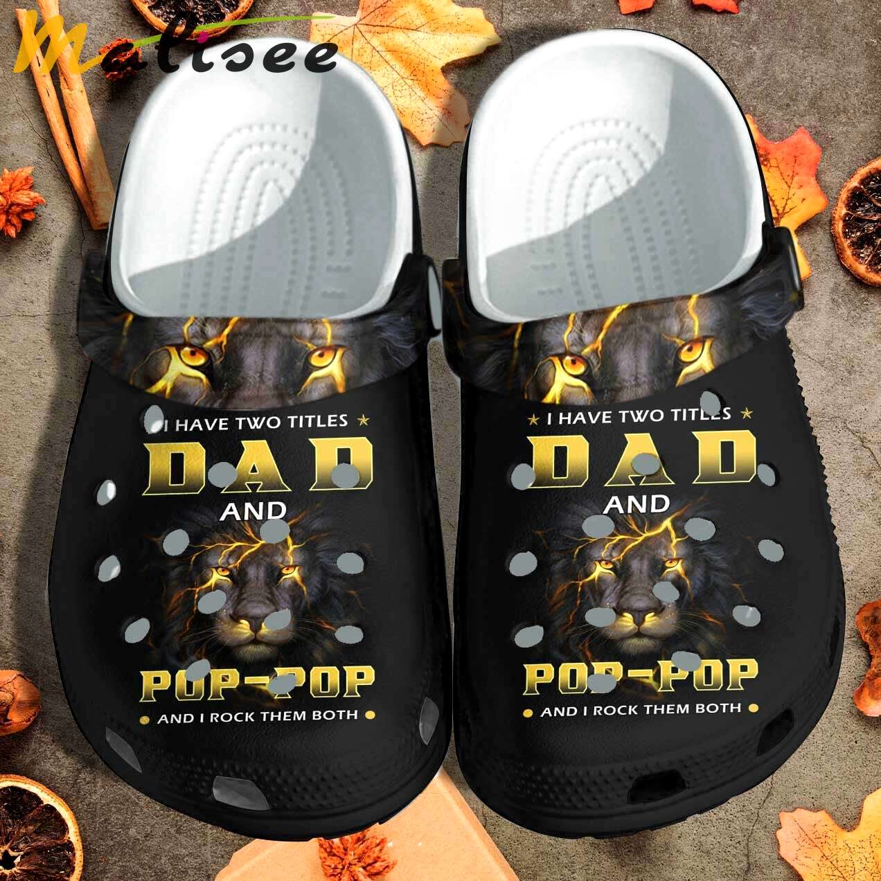 Crocs outfit - black lion father black king dad honor papa crocs crocband clogs - 242 Crocs Outfit