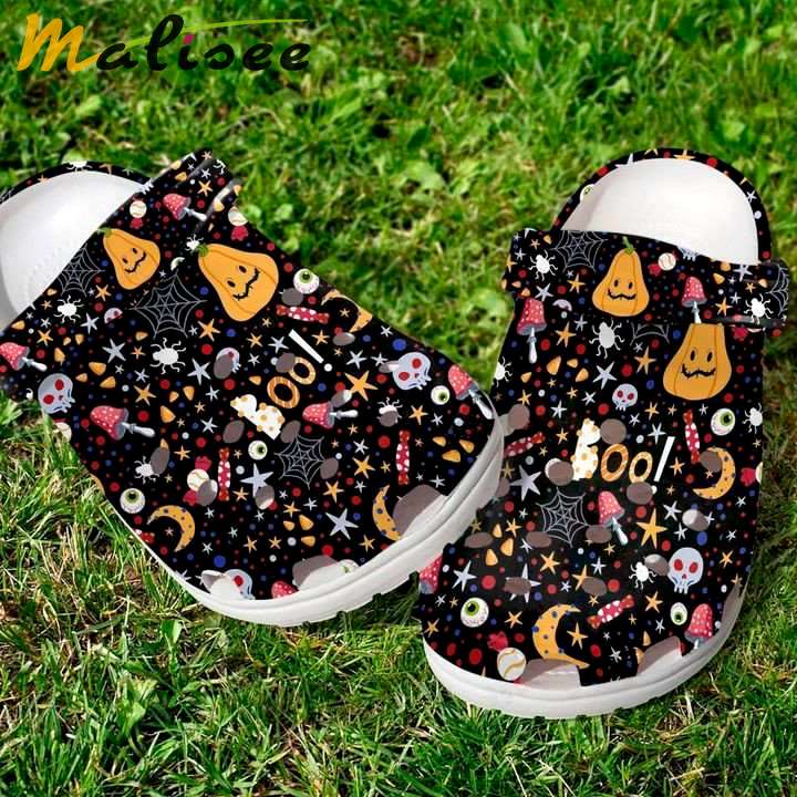 Crocs outfit - boo halloween pattern classic crocs clogs crocband shoes - 266 Crocs Outfit