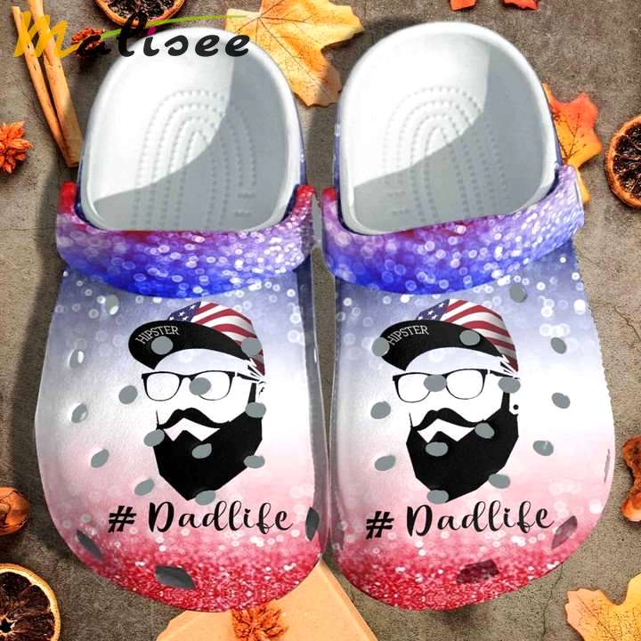 Crocs outfit - dadlife wearing usa hat dad usa america th of july crocs crocband clogs - 542 Crocs Outfit