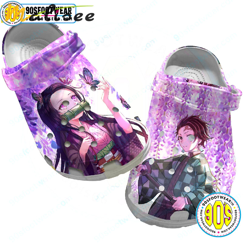 Crocs outfit - demon slayer crocs 2 main characters in demon slayer anime clog shoes - 556 Crocs Outfit