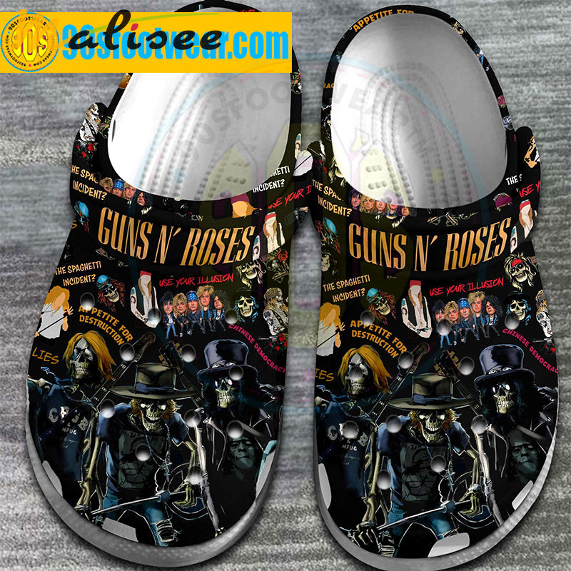 Crocs outfit - guns n roses crocs skull music band classic clogs - 810 Crocs Outfit