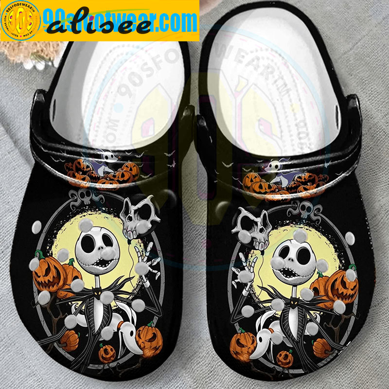Crocs outfit - halloween crocs jack skellington and pumpkins classic clogs - 851 Crocs Outfit