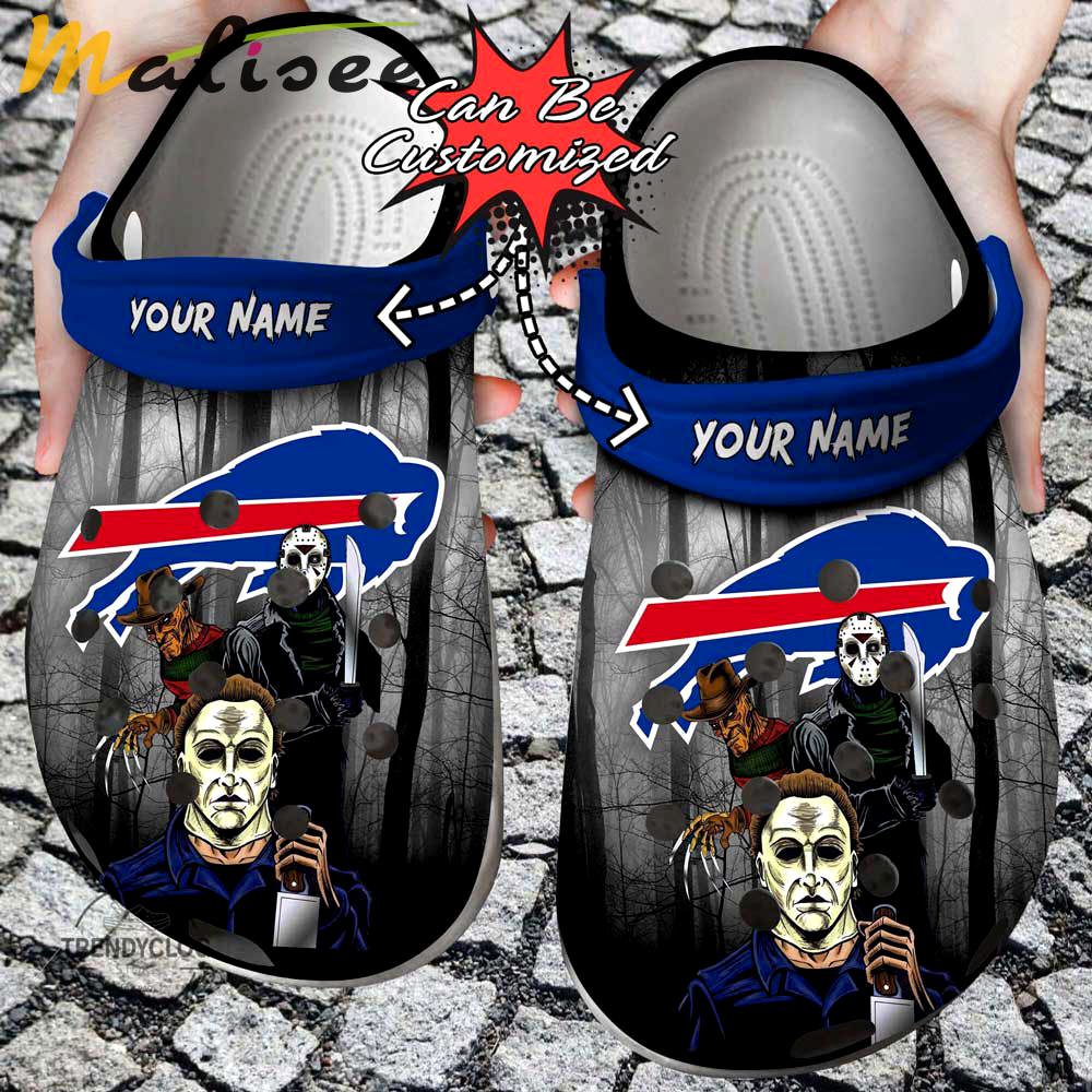 Crocs outfit - halloween crocs personalized buffalo bills horror movie clogs crocband shoes - 874 Crocs Outfit