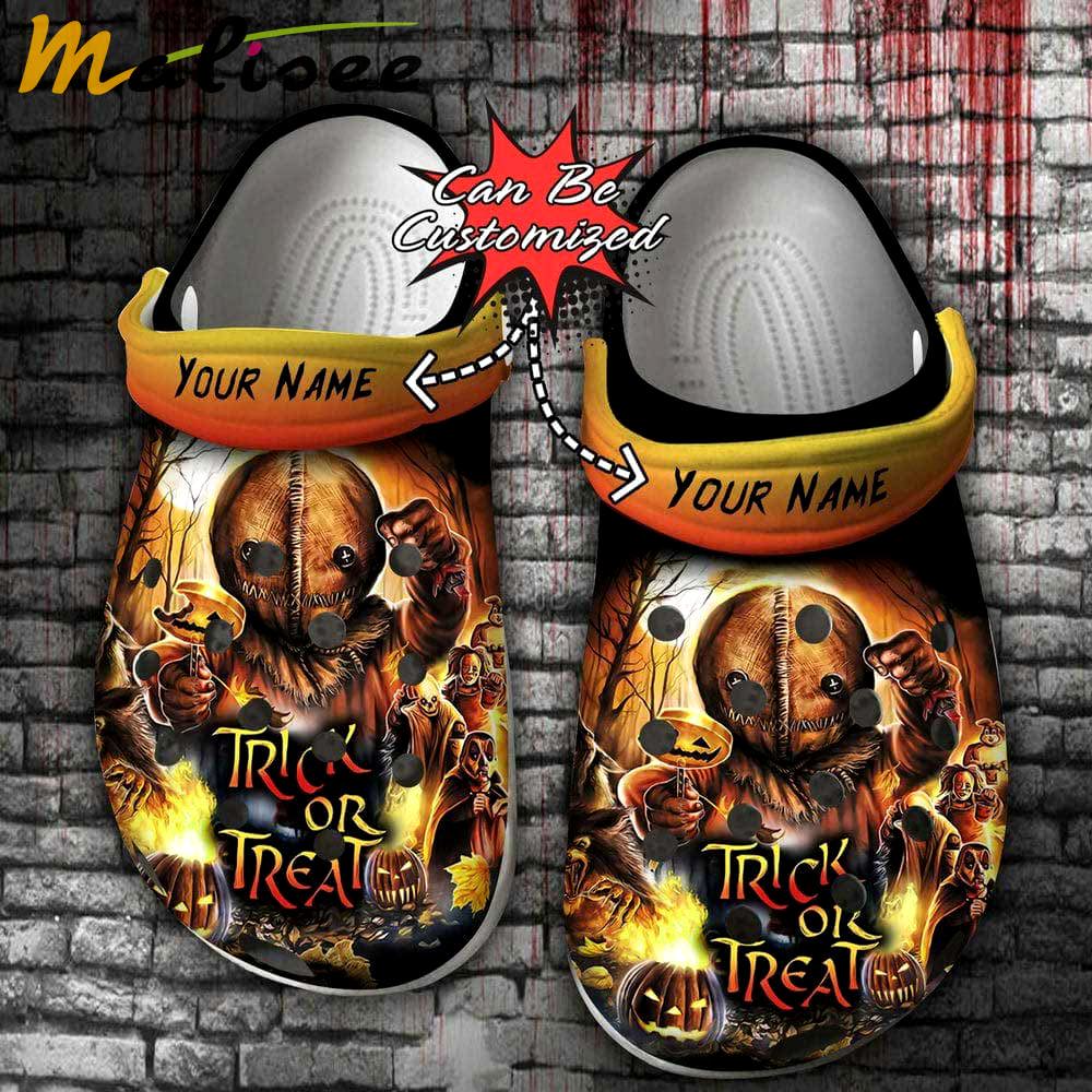 Crocs outfit - halloween crocs personalized halloween horror movie scary pumpkin clogs crocband shoes - 903 Crocs Outfit