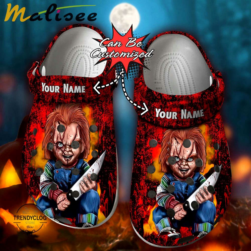 Crocs outfit - halloween crocs personalized horror movies chucky wanna play clogs crocband shoes - 934 Crocs Outfit