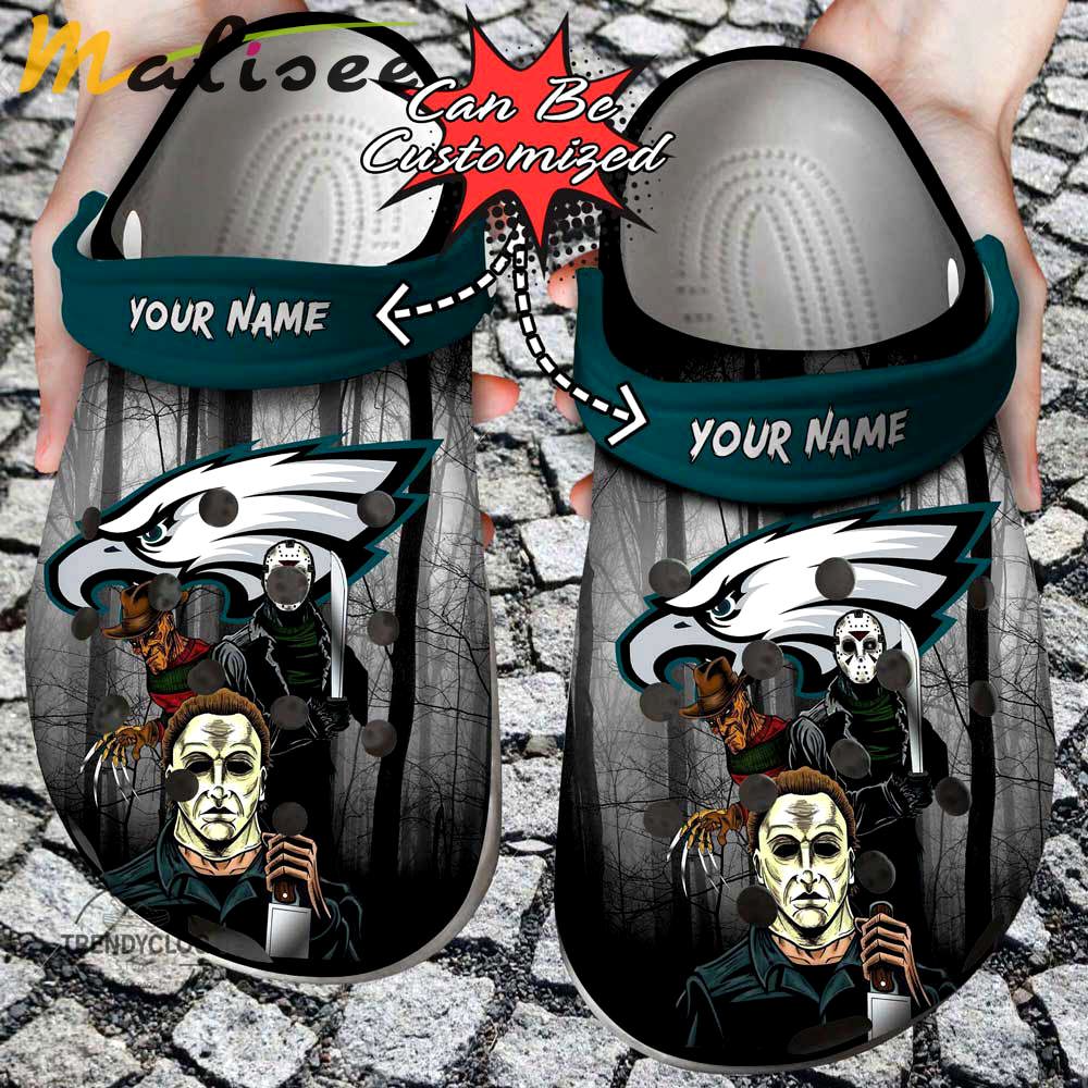 Crocs outfit - halloween crocs personalized philadelphia eagles horror movie clogs crocband shoes - 979 Crocs Outfit
