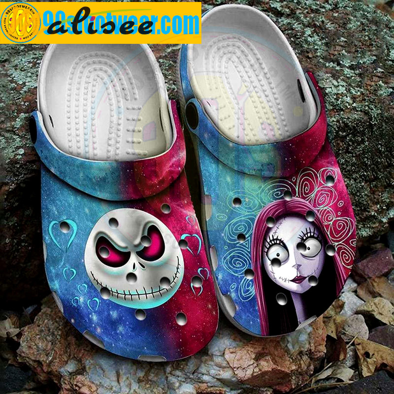 Crocs outfit - halloween crocs tnbc jack and sally colorful classic clogs - 1013 Crocs Outfit
