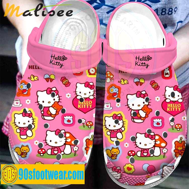Crocs outfit - hello kitty crocs – hello kitty on pink crocband clog shoes - 1206 Crocs Outfit