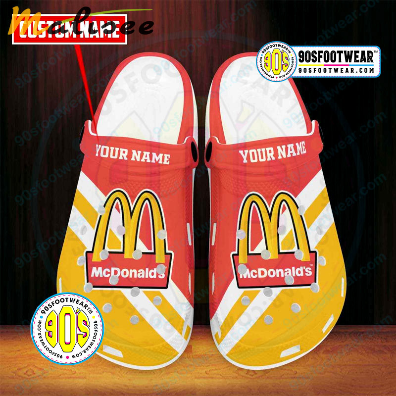 Crocs outfit - mcdonald personalized crocs stripe custom name clog shoes - 1410 Crocs Outfit