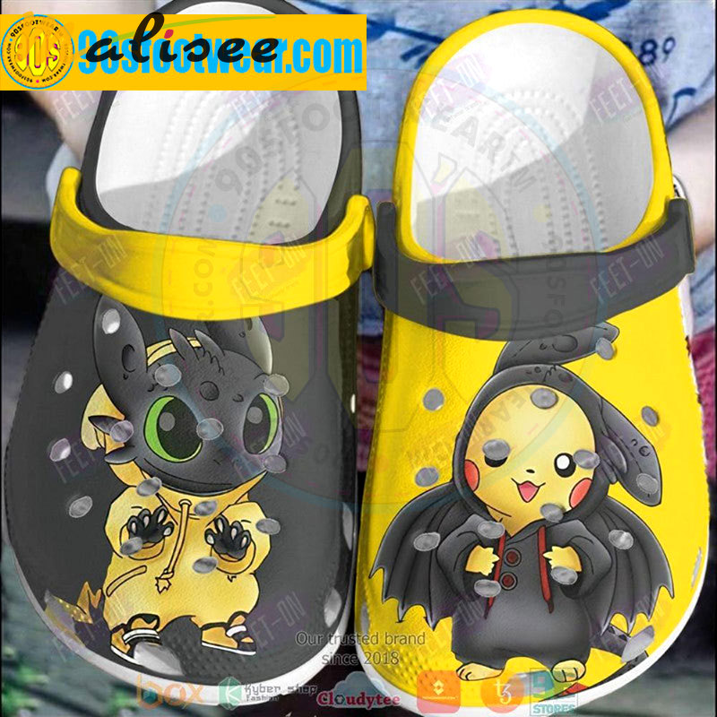 Crocs outfit - pokemon halloween crocs toothless and pikachu classic clogs - 1912 Crocs Outfit