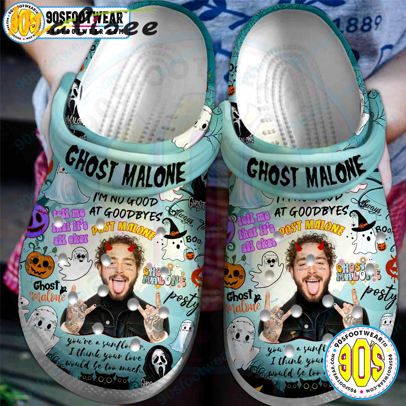 Crocs outfit - post malone crocs ghost malone funny halloween clog shoes - 1918 Crocs Outfit