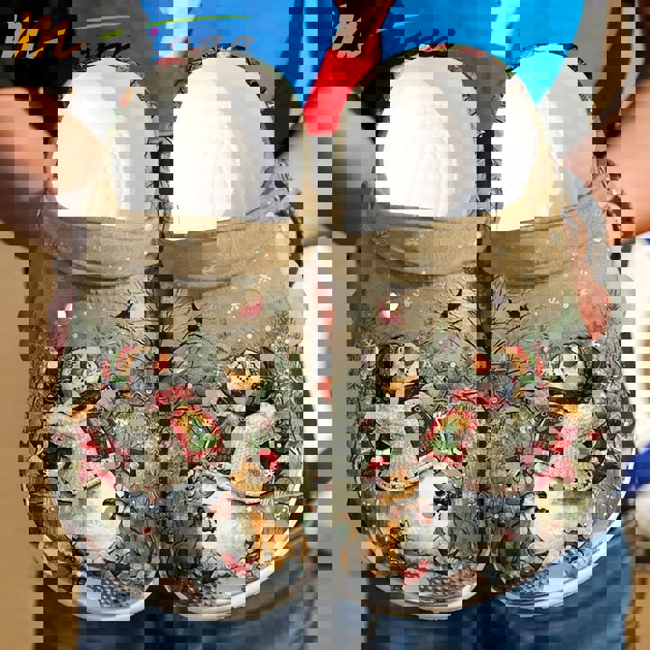 Crocs outfit - snowman with a cat christmas crocs crocband clog shoes for men women - 2019 Crocs Outfit