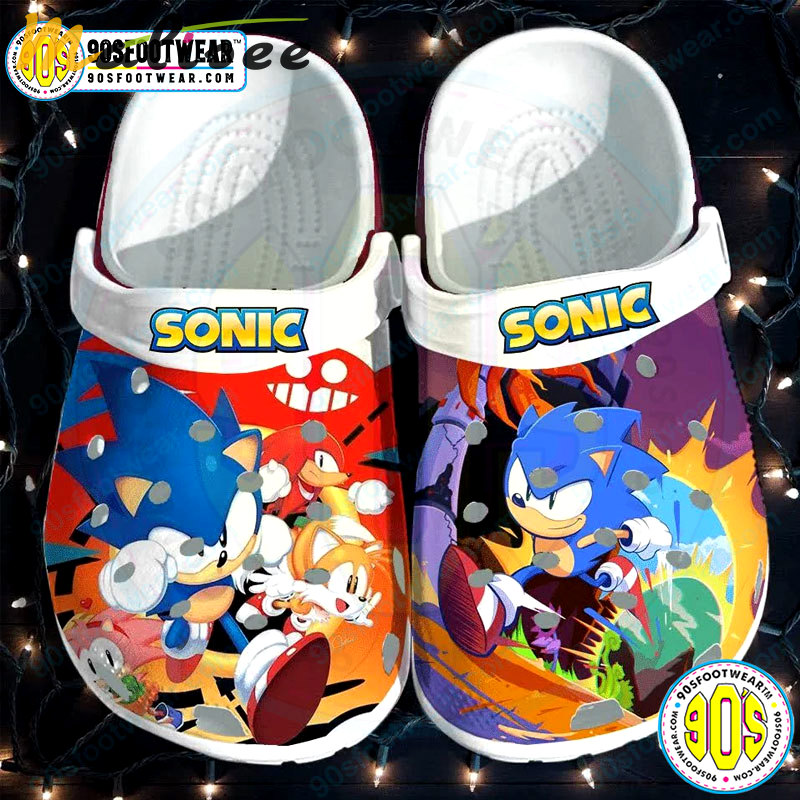 Crocs outfit - sonic crocs funny sonic the hedgehog game and movie art clog shoes - 2020 Crocs Outfit
