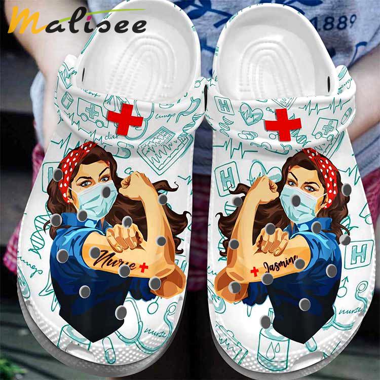 Crocs outfit - super woman hero nurse crocs clog - 2139 Crocs Outfit