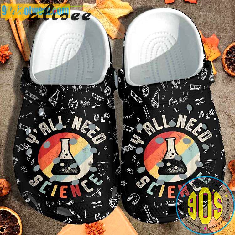 Crocs outfit - teacher crocs – science chemistry teacher clogs - 2162 Crocs Outfit