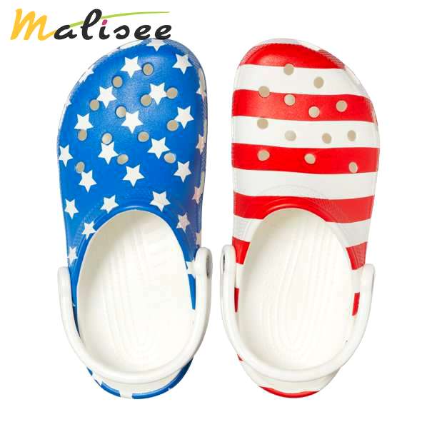 Crocs outfit - usa flag 4th of july crocs crocband clogs - 2241 Crocs Outfit