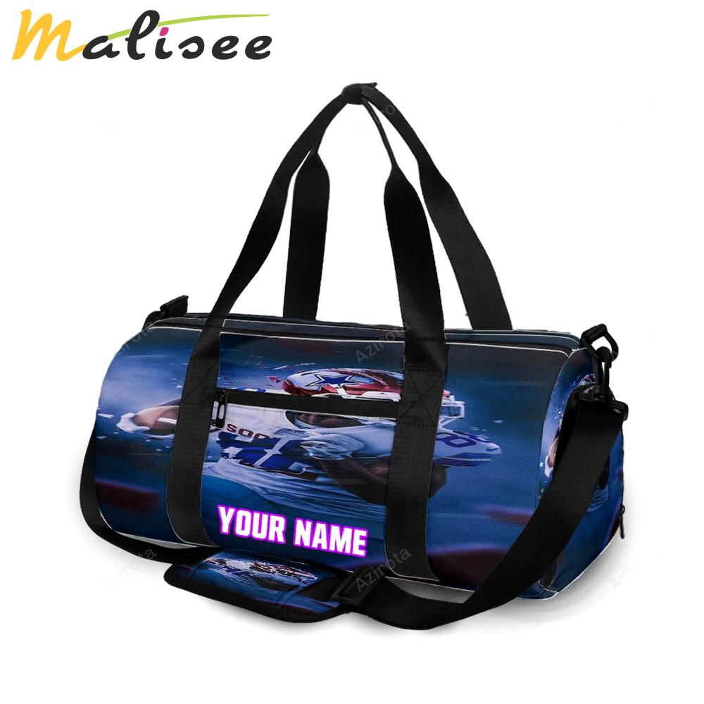 Dallas cowboys michael runing personalized name travel bag gym bag 373 Travel Bag
