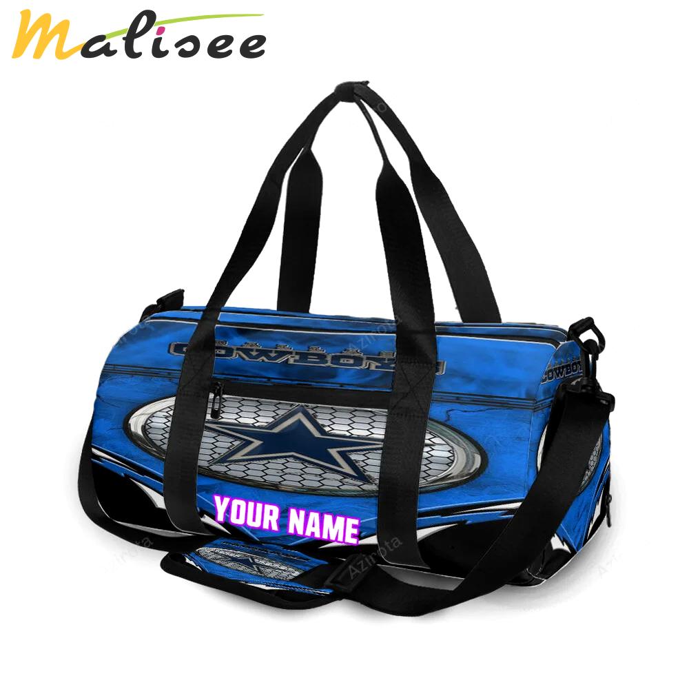 Dallas cowboys tear metal star personalized name travel bag gym bag 396 Travel Bag