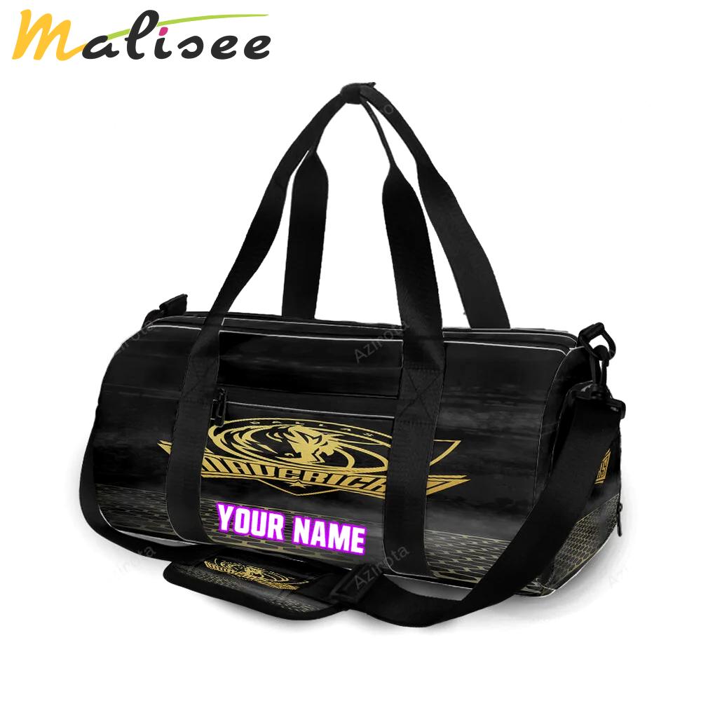 Dallas mavericks logo art 14 personalized name travel bag gym bag 1127 Travel Bag