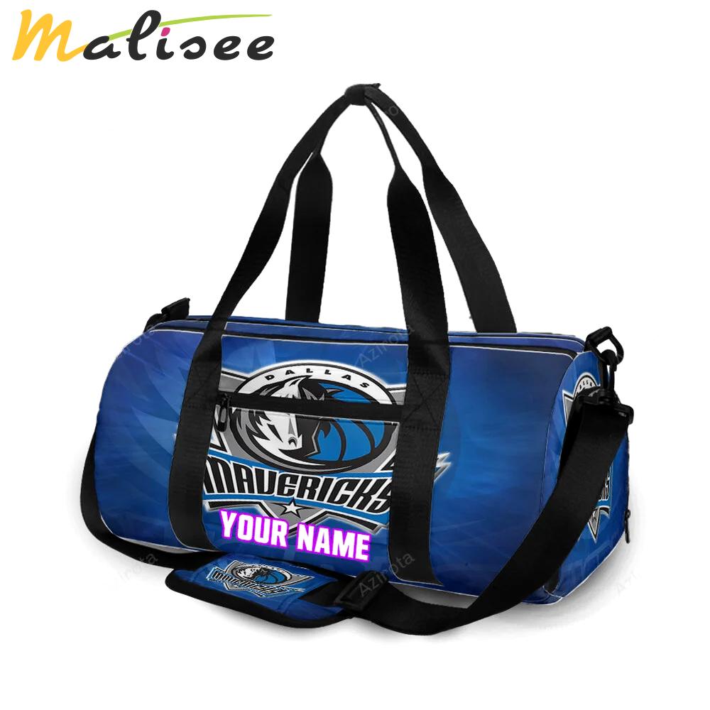 Dallas mavericks logo art 16 personalized name travel bag gym bag 1912 Travel Bag