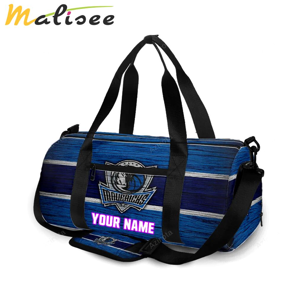 Dallas mavericks logo art 22 personalized name travel bag gym bag 656 Travel Bag