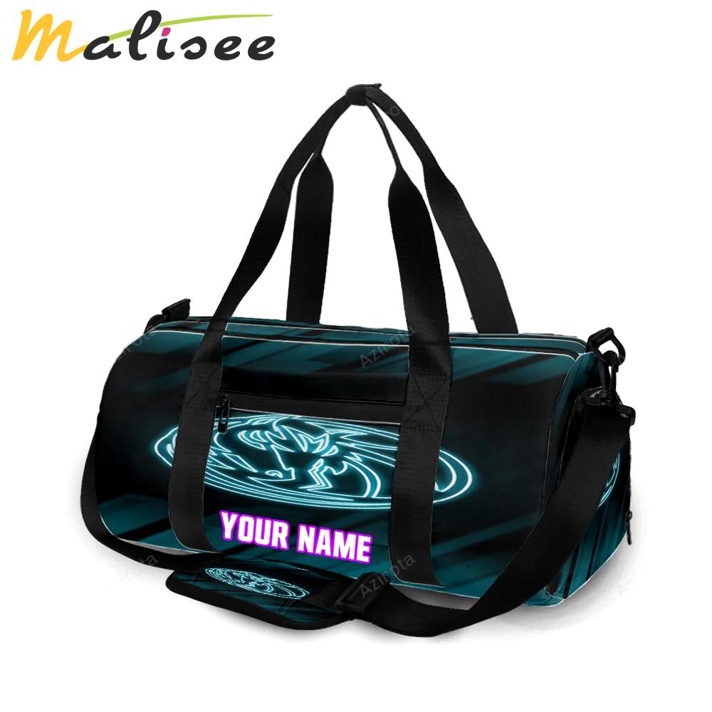 Dallas mavericks logo art 30 personalized name travel bag gym bag 1435 Travel Bag
