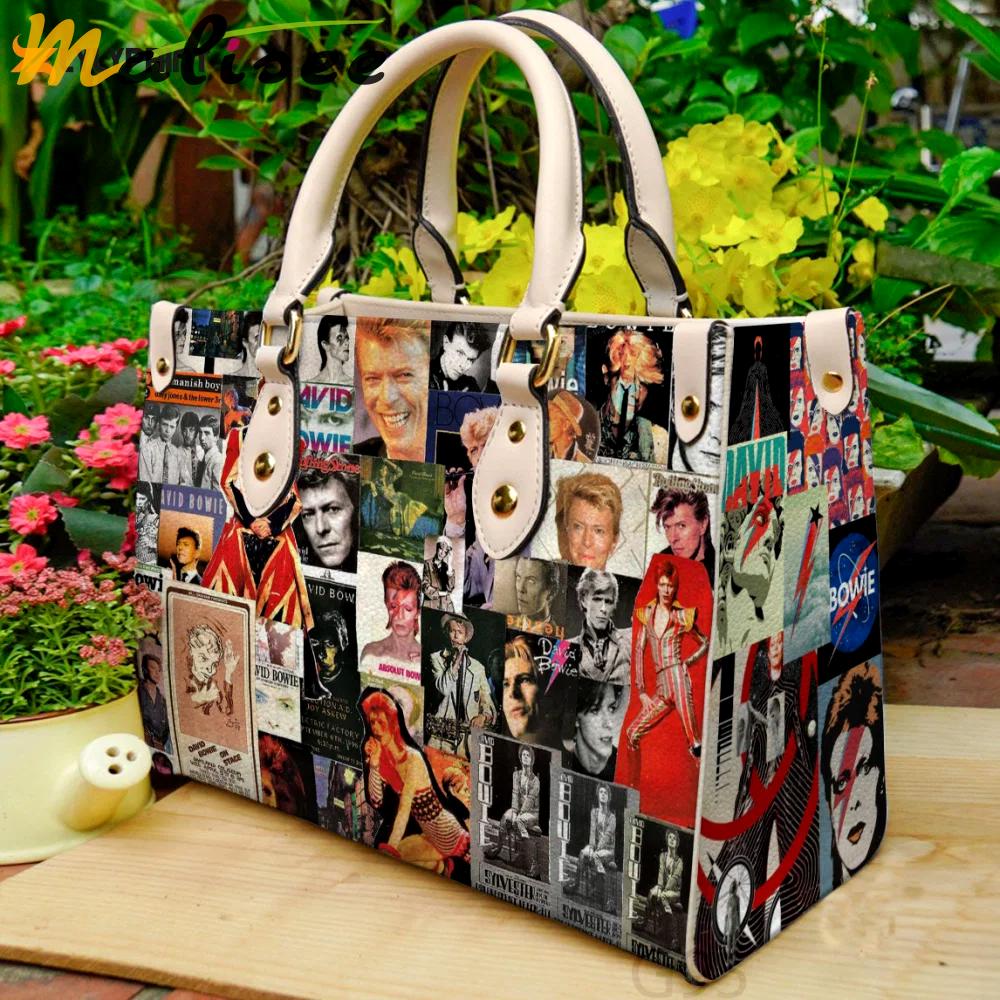 David bowie 1 leather bag for women gift 847 Women Leather Hand Bag