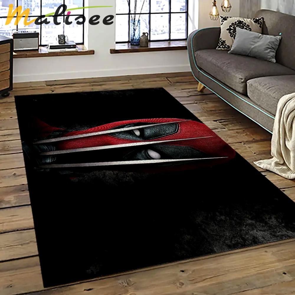 Deadpool marvel movie retangle carpet area rug home decor best gift for fan and friends dp50 Rectangle Rug