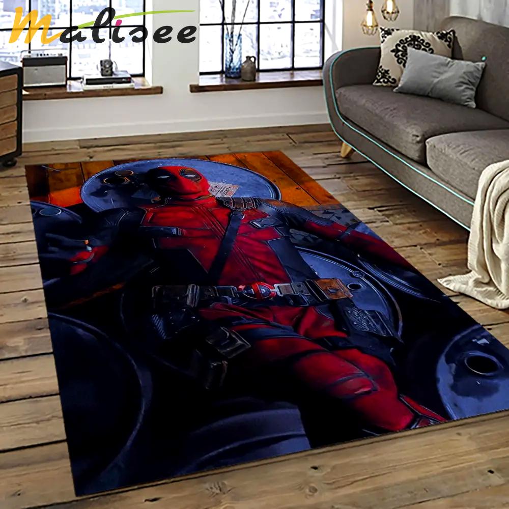 Deadpool marvel movie retangle carpet area rug home decor best gift for fan and friends dp53 Rectangle Rug