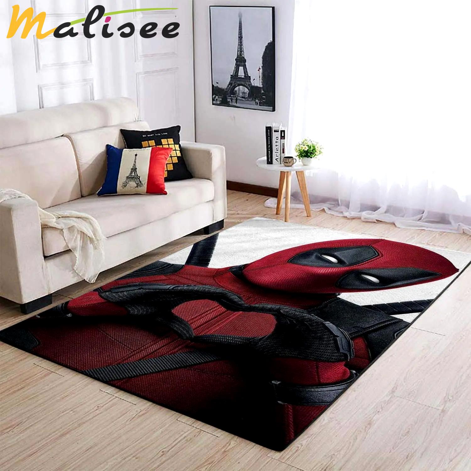 Deadpool marvel superheros area rugs marvel movies living room rug dp91206 Rectangle Rug