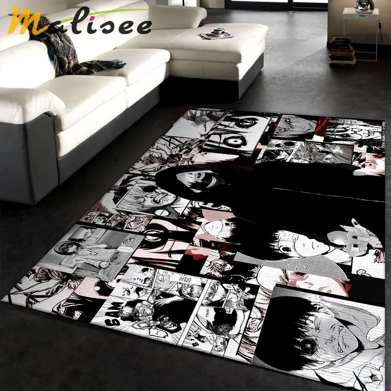 Death note anime 1 area rug living room and bed room rug rug regtangle carpet floor decor home decor Rectangle Rug