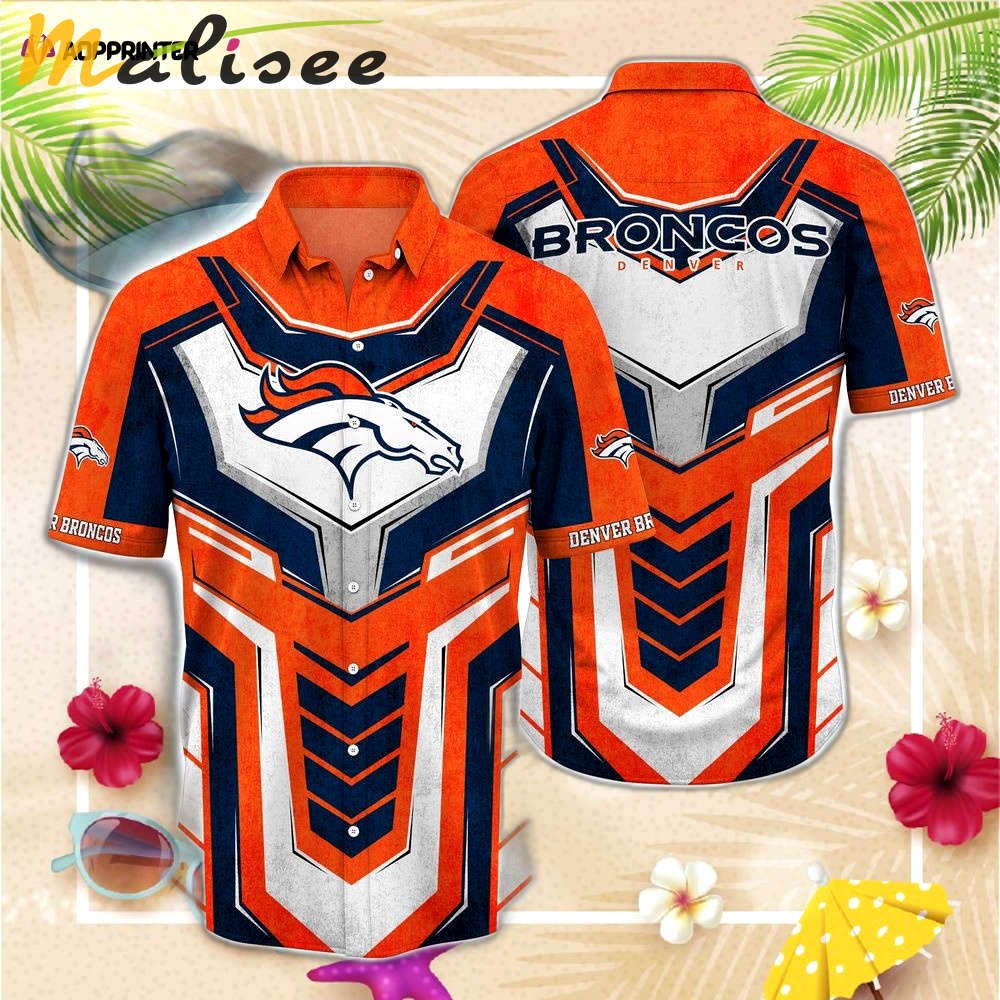 Denver broncos nfl hawaiian shirt gift for fans Hawaii Shirt