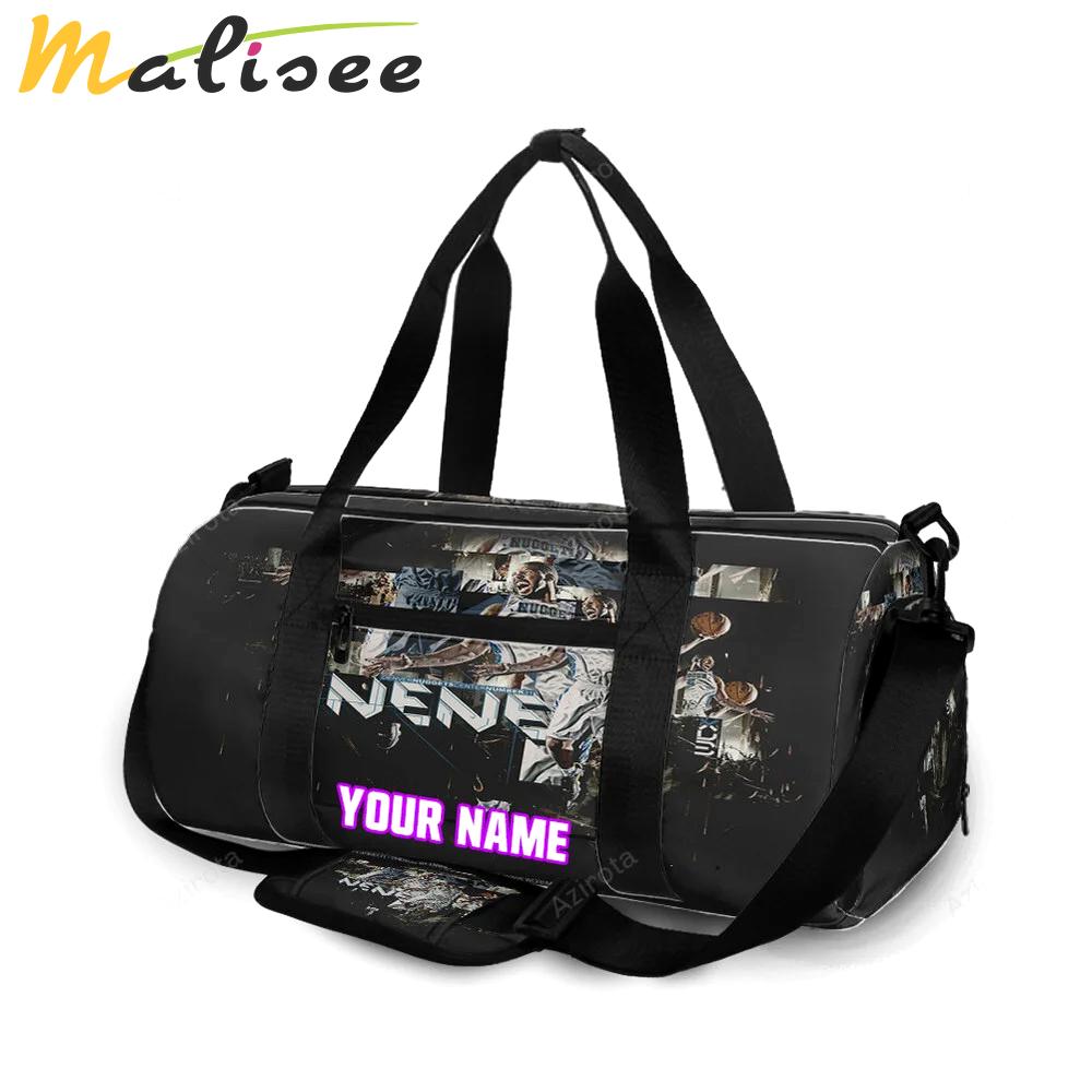 Denver nuggets nene1 personalized name travel bag gym bag 2150 Travel Bag