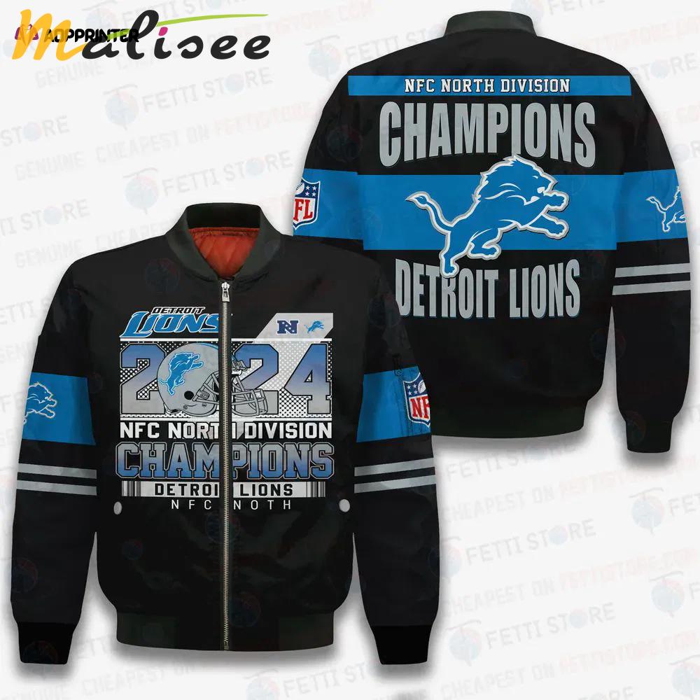 Detroit lions national football league bomber jacket stm v2 Bomber Jacket
