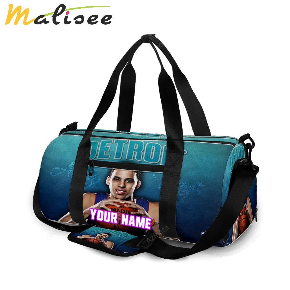 Detroit pistons austin daye1 personalized name travel bag gym bag 278 Travel Bag