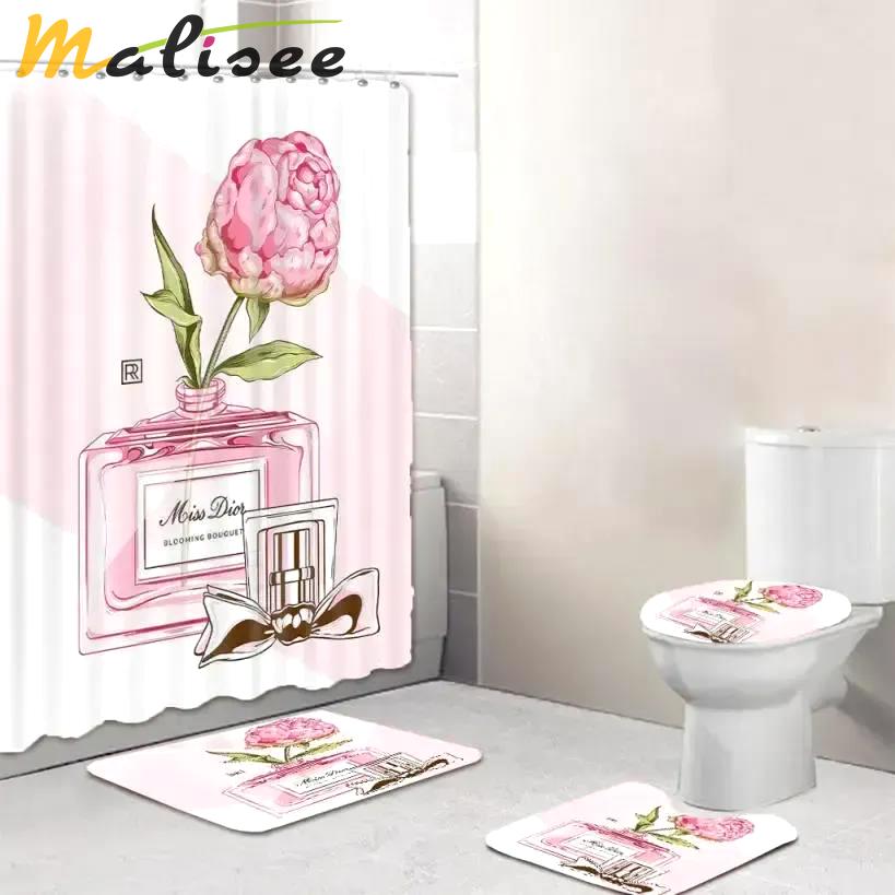 Dior fashion logo luxury brand bathroom set home decor Bathroom Set