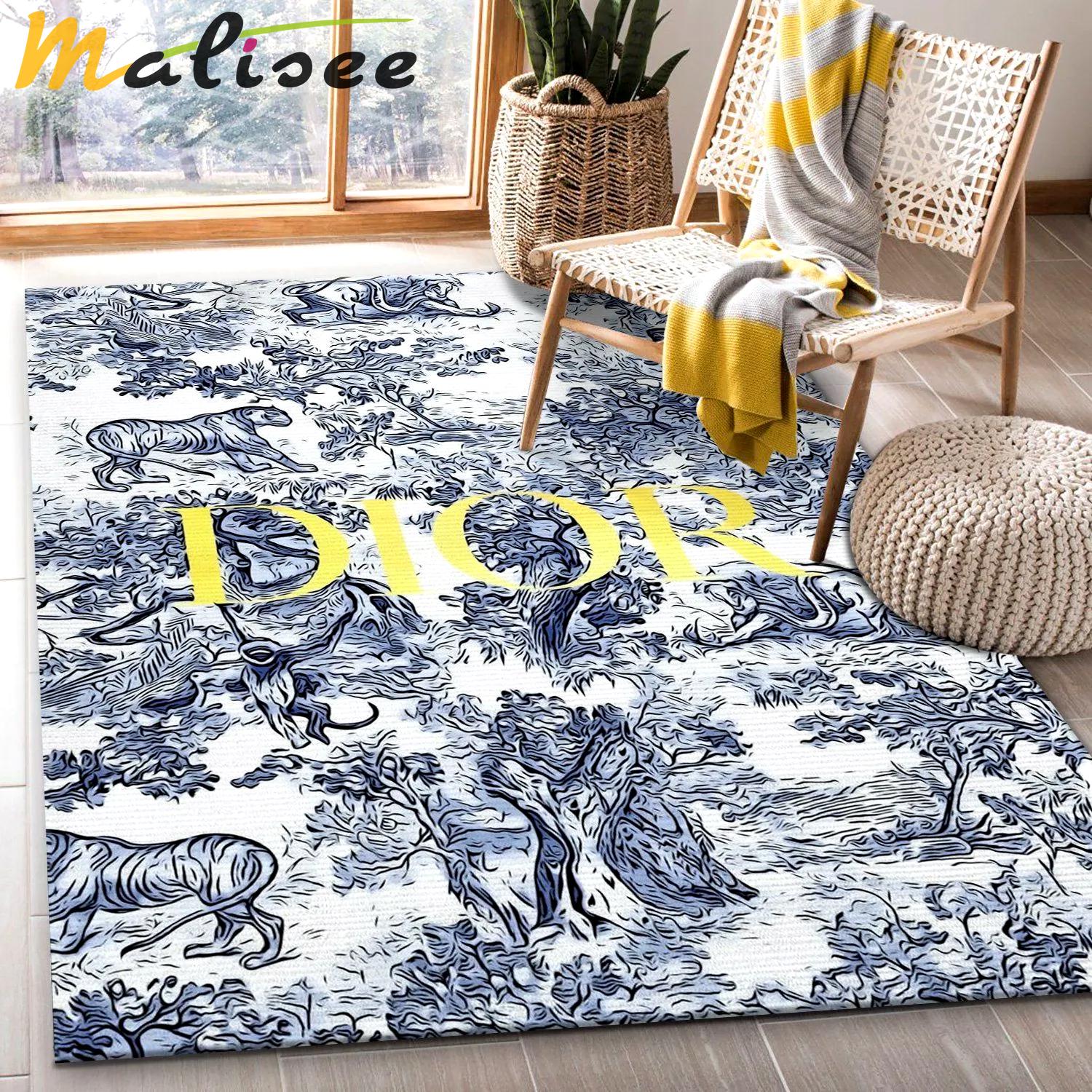 Dior s logo type 423. Upgrade Your Living Room with Luxury Home Decor: Area Carpets, Floor Decor, Door Mats, and Hot Gift Items with style a High-End Fashion Brand Rectangle Rug