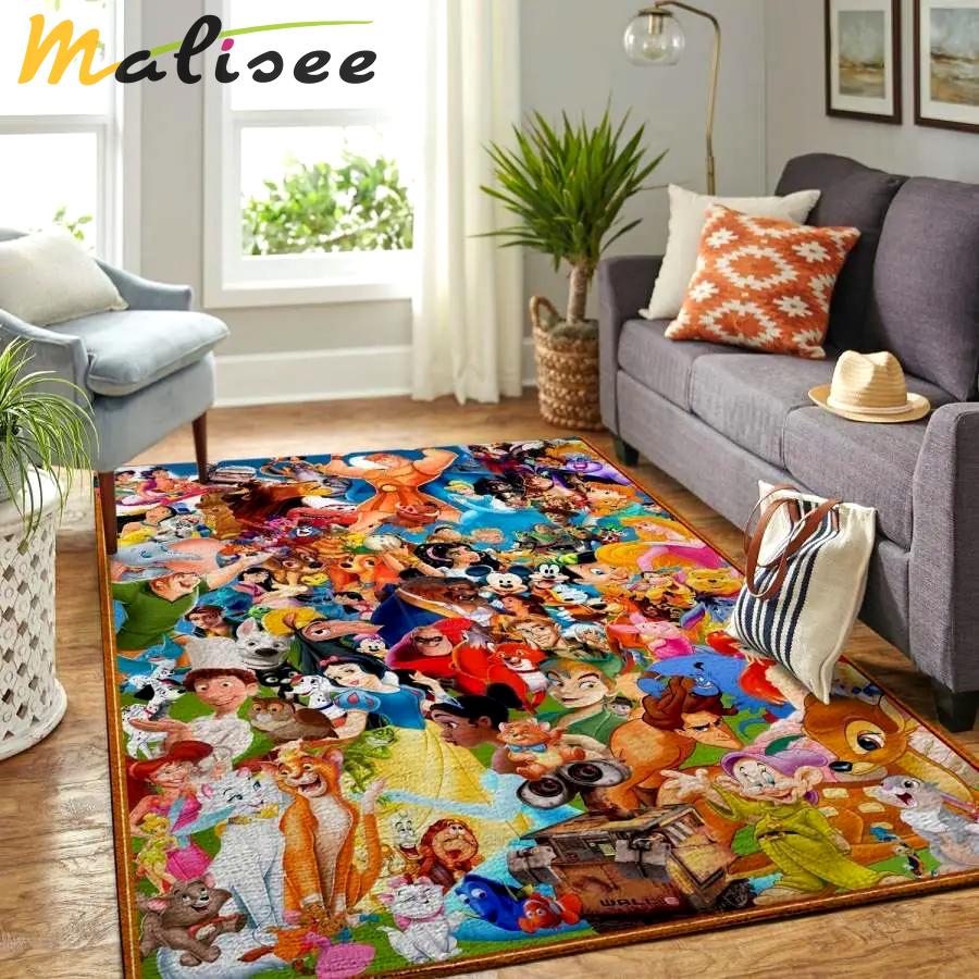 Disney characters rug living room rug home decor carpet  ofd 19101923 Rectangle Rug