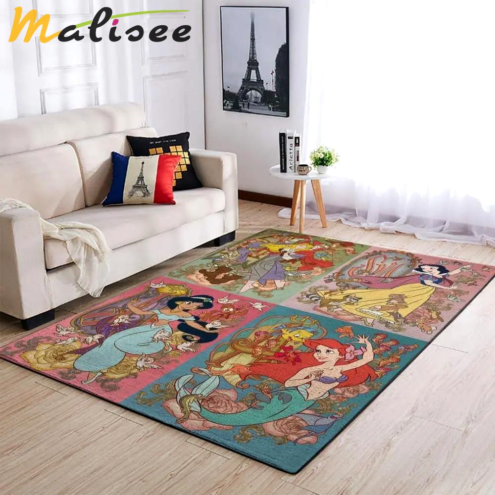 Disney princesses carpet20030385 home decor area rug living room Rectangle Rug
