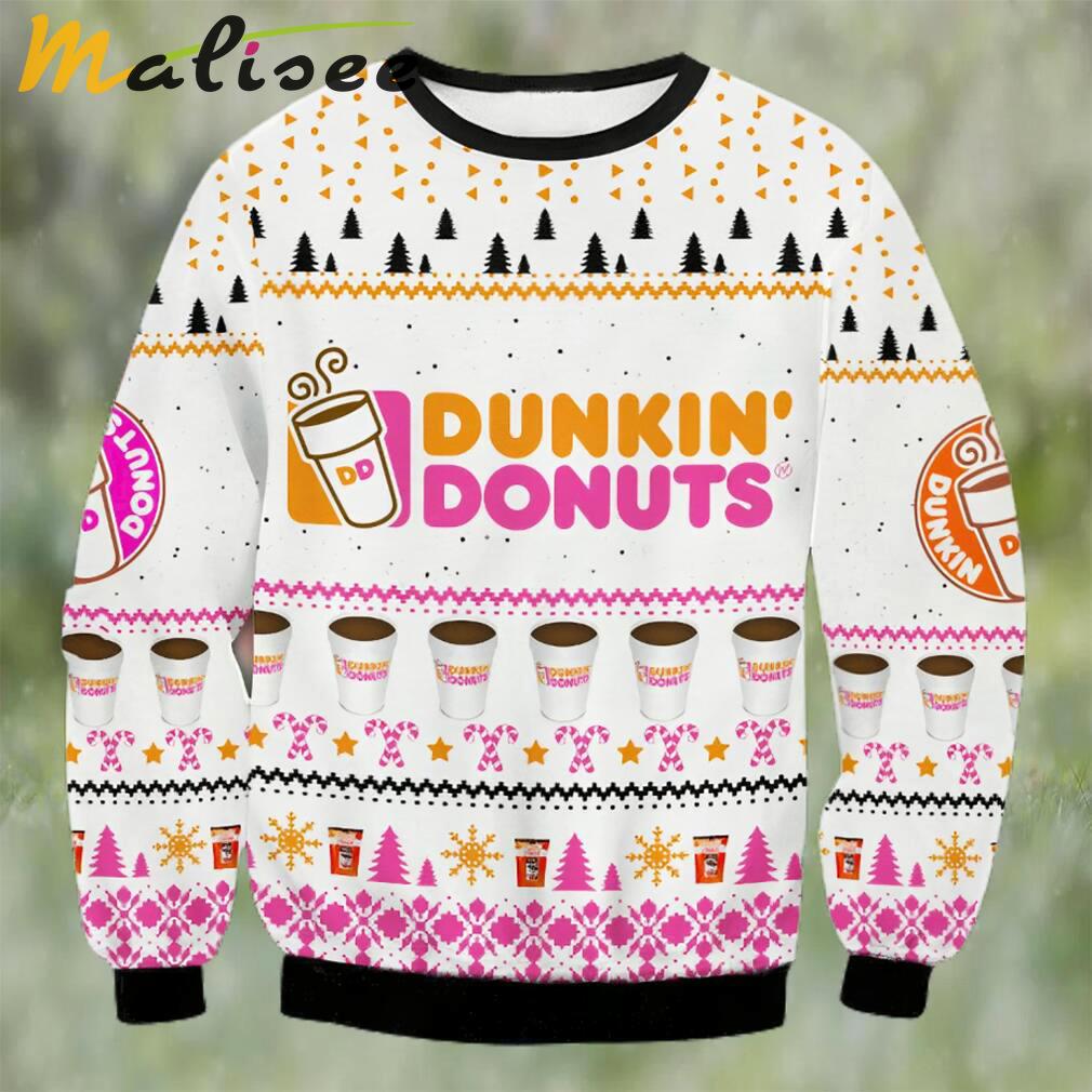Dunkin donuts coffee christmas sweater Christmas Ugly Sweater