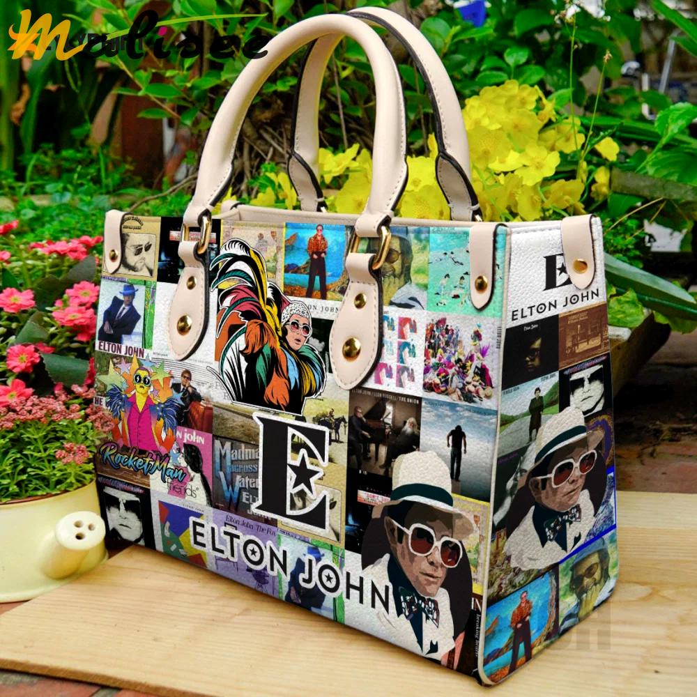 Elton john hand leather bag for women gift 1192 Women Leather Hand Bag