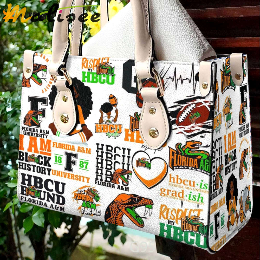 Florida a&m rattlers leather handbag 1 3420 Women Leather Hand Bag