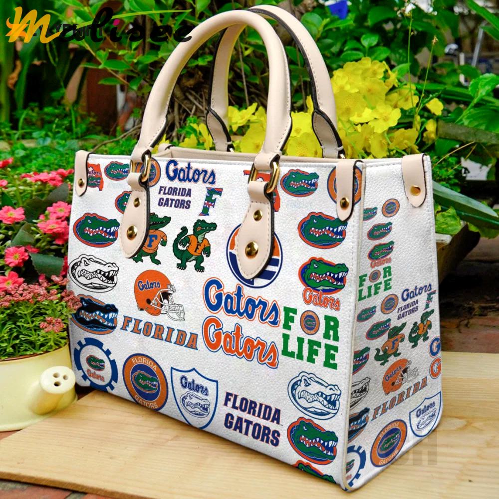 Florida gators lover leather bag for women gift 1995 Women Leather Hand Bag