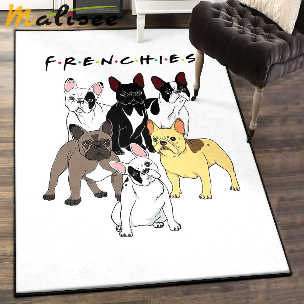 French bulldog art deco rug, french bulldog rug Rectangle Rug
