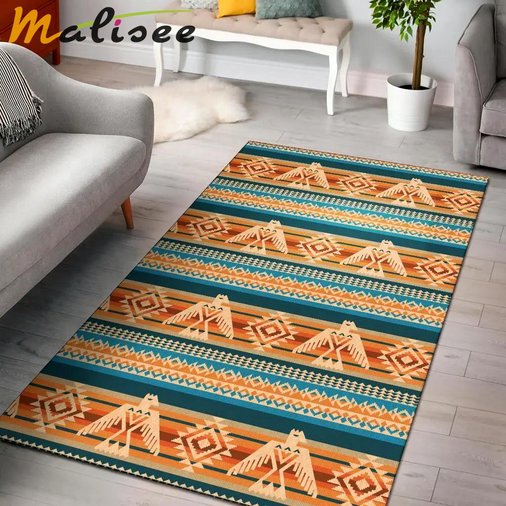 Geometric boho pattern area rug living room rug home decor 1910072 Rectangle Rug