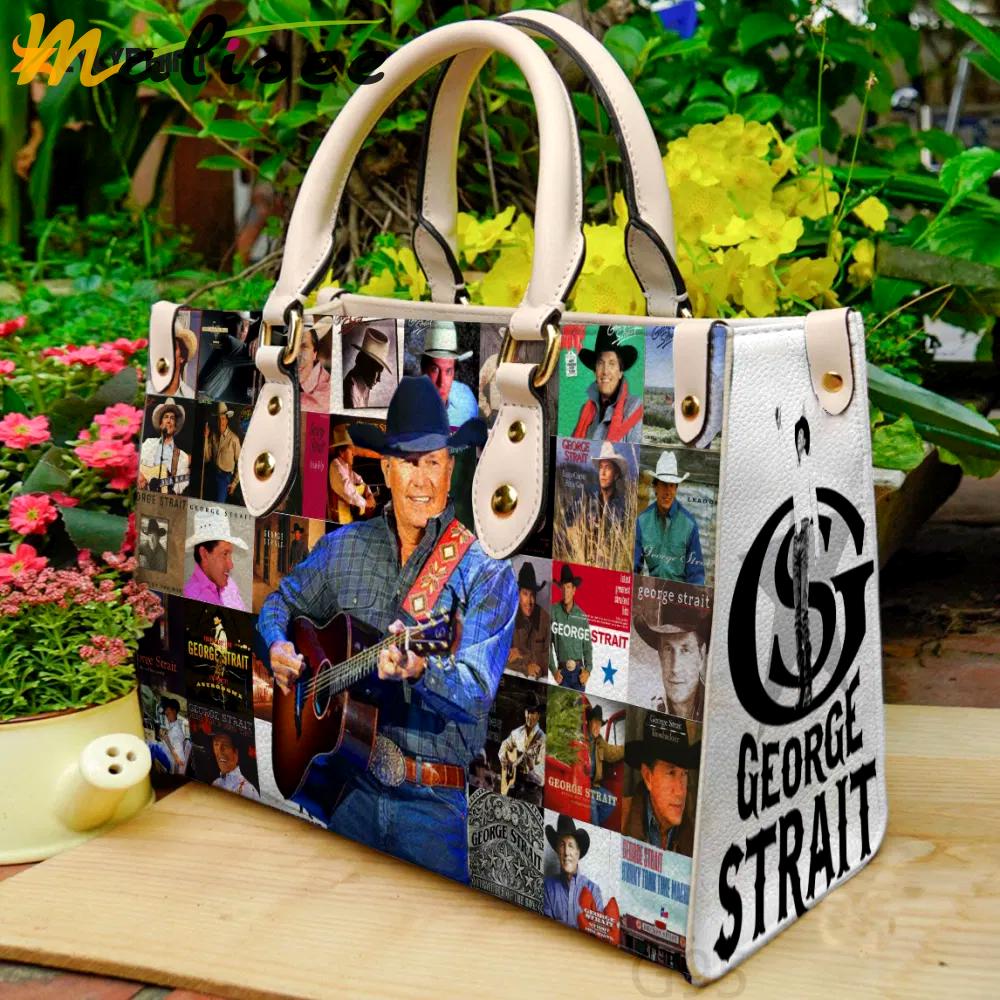 George strait love 1g leather bag for women gift 3923 Women Leather Hand Bag